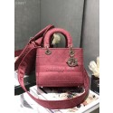 AAA MEDIUM LADY D-LITE BAG Mallow Rose Cannage Embroidery M0565OREY JH06912im52