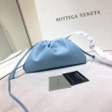 AAAAA Imitation Bottega Veneta Nappa lambskin soft Shoulder Bag 98057 light blue JH09227wA64