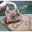 AAAAA Imitation MINI LADY DIOR EMBROIDERED BAG M0598CRMH-4 JH07248QQ66