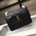 AAAAA Imitation Saint Laurent Niki Large Monogram Shoulder Bag 2829 black JH08047wA64