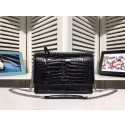 AAAAA Knockoff Yves Saint Laurent SUNSET BAG 00931 Shoulder Bag black JH08328qN39