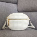 CELINE CROSS BODY MEDIUM C CHARM BAG IN QUILTED CALFSKIN 188353 white JH05994xs19