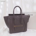 CELINE MICRO LUGGAGE HANDBAG IN LAMINATED LAMBSKIN 167793-14 JH05888Dy68