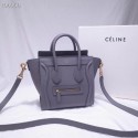 CELINE NANO LUGGAGE BAG IN LAMINATED LAMBSKIN 189244-13 JH05912pi25