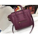 Celine NANO MINI Tote Bag Original Leather A3560 Burgundy JH06234wv93