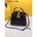 Cheap 2015 Fendi new model crocodile 520885 black JH08806jb44