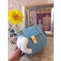 Chloe Drew Shoulder Bags Calfskin Leather 3369 SkyBlue JH08929gR91