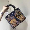 Copy 1:1 LADY DIOR embroidered cattle leather M0565-7 JH07011lS35