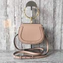 Copy AAAAA Chloe Nile Calfskin Leather Shoulder Bag A03371 Light Pink JH08865YD64