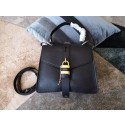 Designer Chloe Original Buckskin Leather Lock Bag 3S088 Black JH08854Iz48