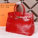 Fake Cheap 2015 Hermes H35 winter best-selling model crocodile gold chain red JH01835Wq19