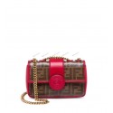 Fake Copy Fendi WALLET ON CHAIN 8HF836 RED JH08665UW33