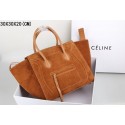 Fashion 2015 Celine classic nubuck leather with original leather 3341-4 light coffee JH06524EB73