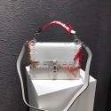 FENDI Kan I Leather Shoulder Bag 13136 white JH08734fp99