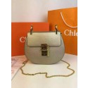 Imitation AAA Chloe Drew Shoulder Bags Calfskin Leather 2709 Gold JH08947Qz50