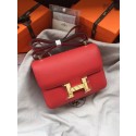 Imitation AAA Hermes Constance Bag Epsom calfskin H0713 red JH01507Qz50