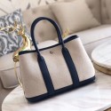 Imitation Hermes Garden Party 36cm Tote Bags Original Leather H3698 Dark Blue JH01310PU57