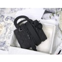 Imitation LADY DIOR MY ABCDIOR BAG Black Ultramatte Cannage Calfskin M0538SLOI JH06893Gp56