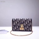 Knockoff 1:1 Dior DIORAMA leather Chain bag S2012 blue JH07171Wj74