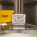 Knockoff 1:1 Fendi KAN I F SMALLPU tote bag 8BT286A7T white JH08580Pf97
