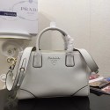 Knockoff Prada Calf leather bag 1BA2019 white JH05397ll66