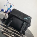 Luxury Imitation Prada Black Nylon shoulder bag 1BL015 black JH05426Pn88