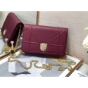 Luxury Replica DIORAMA CALFSKIN CLUTCH M49P purplish JH07053Dg53