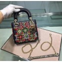 MINI LADY DIOR EMBROIDERED BAG M0598CRMH-3 JH07249IZ26
