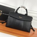 Prada Calf Leather Bag Original Leather PD9654 Black JH05514ym68