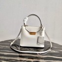 Prada Calf skin tote 1BN012 white JH05045gs78
