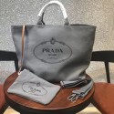 Prada fabric handbag 1BG161 grey JH05546vD13