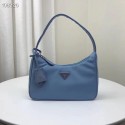Prada Nylon tote bag 1NE515 light blue JH05173sj48
