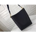 Replica AAAAA Celine Seau Sangle Original Calfskin Leather Shoulder Bag 3370 black JH06127Sy67