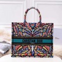 Replica Designer DIOR BOOK TOTE BAG VAN GEBORDUURD CANVAS M1286ZBD JH07354uT54