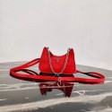 Replica Prada Re-Edition nylon mini shoulder bag 1TT122 red JH05001jE50