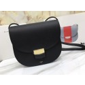 Top Celine Compact Trotteur Shoulder Bag 1269 black JH06241RL31