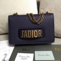 Top Replica Dior JADIOR Flap Bag Calfskin M9003 Royal JH07420Qt73