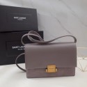 Yves saint Laurent Classic Monogramme Flap Bag Calf leather 482044 grey JH08188bT70