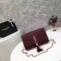 Yves Saint Laurent Monogramme Cross-body Shoulder Bag L2819 Wine JH08253hJ71