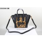 2015 Celine classic leopard with plain weave 3308 black JH06484Fl77