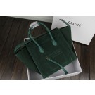 2015 Celine classic nubuck leather with original leather 3341-4 green black JH06523ul51