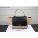 2015 Celine classic nubuck leather with original leather 3345 black&apricot JH06548Vo37