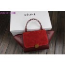 2015 Celine classic nubuck leather with original leather 3345 purplish red JH06543KD63