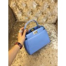 2015 Fendi mini peekaboo bag calfskin leather 30320 light blue JH08787eI70