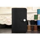 2015 Hermes new model original leather clutch 6648 black JH01810qa98