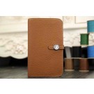 2015 Hermes new model original leather clutch 6648 naturals JH01806rC81
