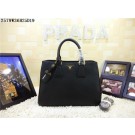 2015 Prada new model litchi grain 2579 black JH05750MM62