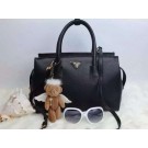 2015 Prada tote bag 2278 Black JH05722jo45