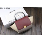 AAA 1:1 2015 Celine classic original leather 3345-1 purplish red&gray&black&off white JH06544Lg12