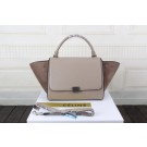 AAA 1:1 Celine litchi grain with nubuck leather tote bag 3342 apricot JH06363Bu52